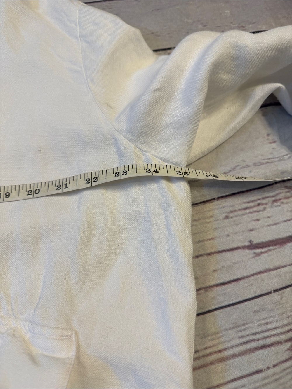 J.Jill Linen Blend Jacket with Drawstring Detail
Size Large Petite **read descrp - Picture 8 of 13